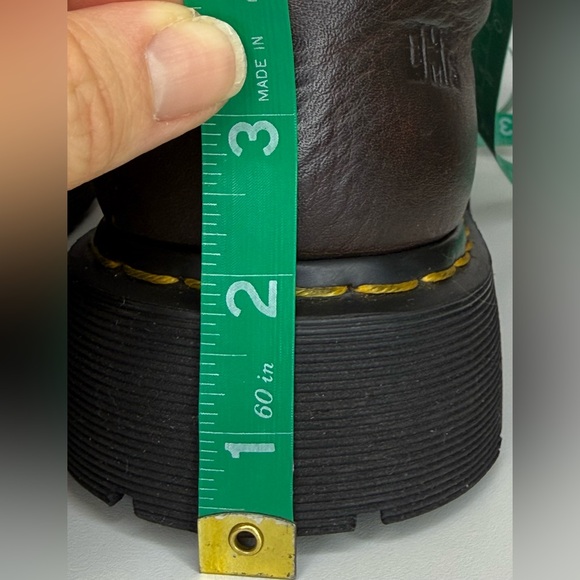 Dr. Martens Lace Up Loafers Chunky Brown Leather Y2K Women’s 11 Men’s 10 Vintage - Picture 15 of 15